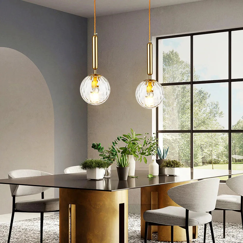 Pendant Light Black Gold Modern Dining Fixture | Nexaro