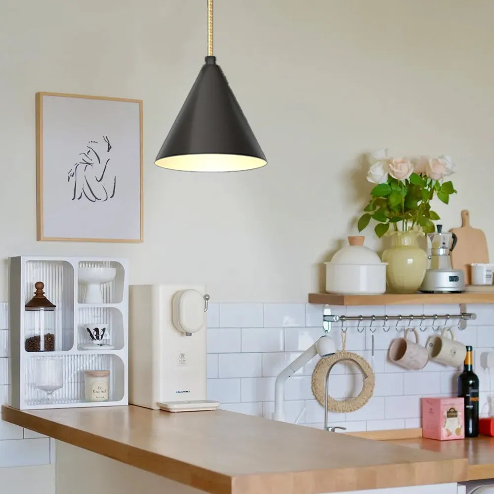 Pendant Light Brass Finish Round Modern Design | Orvena
