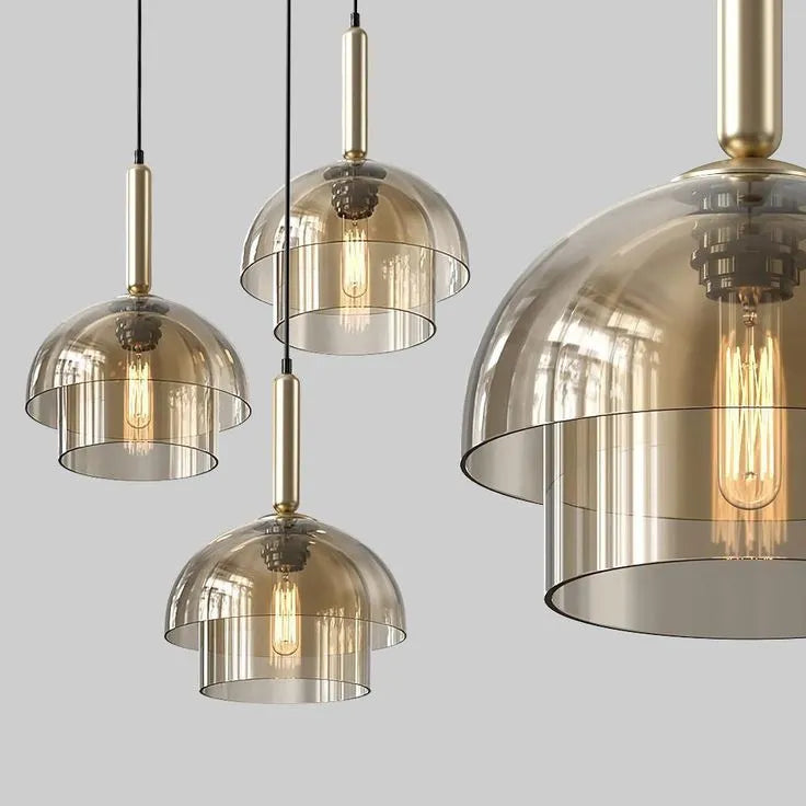 Pendant Light Glass Shade Modern Style | Lumerra