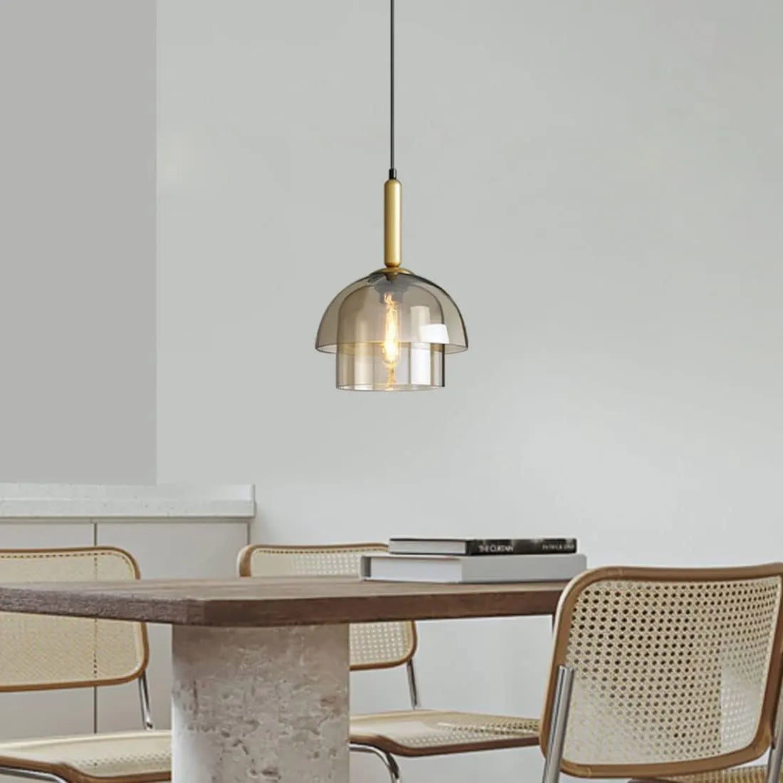Pendant Light Glass Shade Modern Style | Lumerra