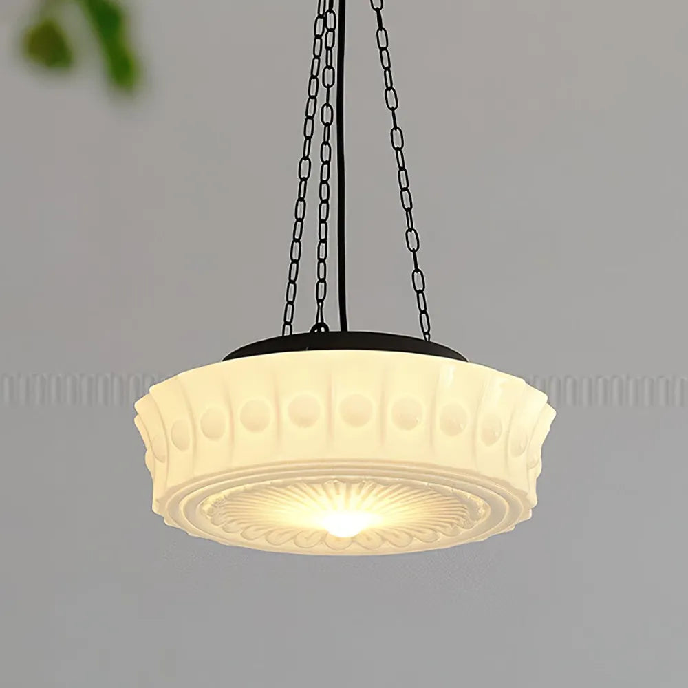 Pendant Light Glass Shade Retro Interior Style | Xaviro