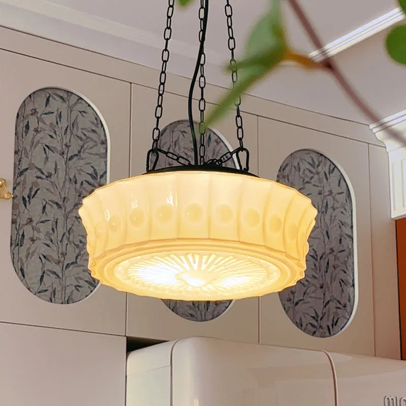 Pendant Light Glass Shade Retro Interior Style | Xaviro