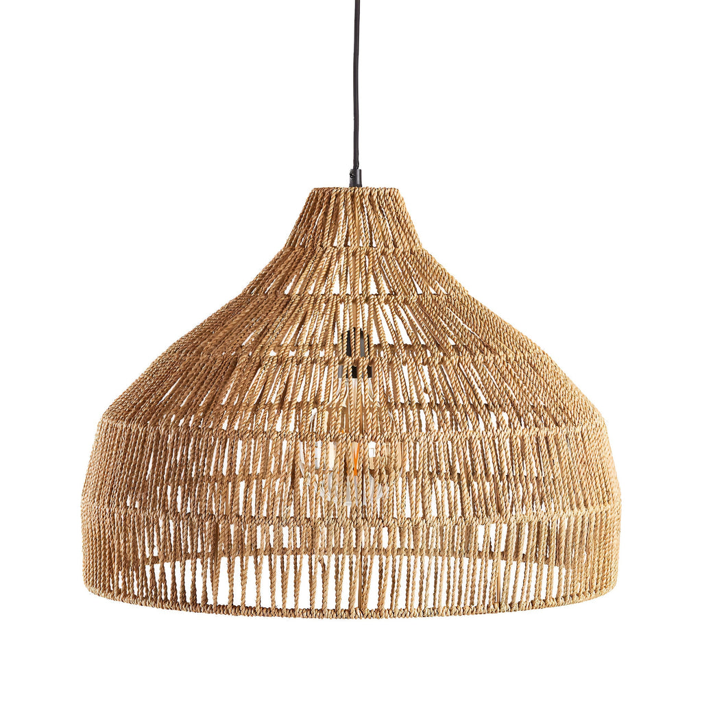 Pendant Light Handwoven Rattan Boho Style Modern Design | Luvora