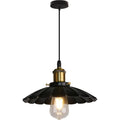 Pendant Light Iron Frame Nordic Style White Shade | Lenvora