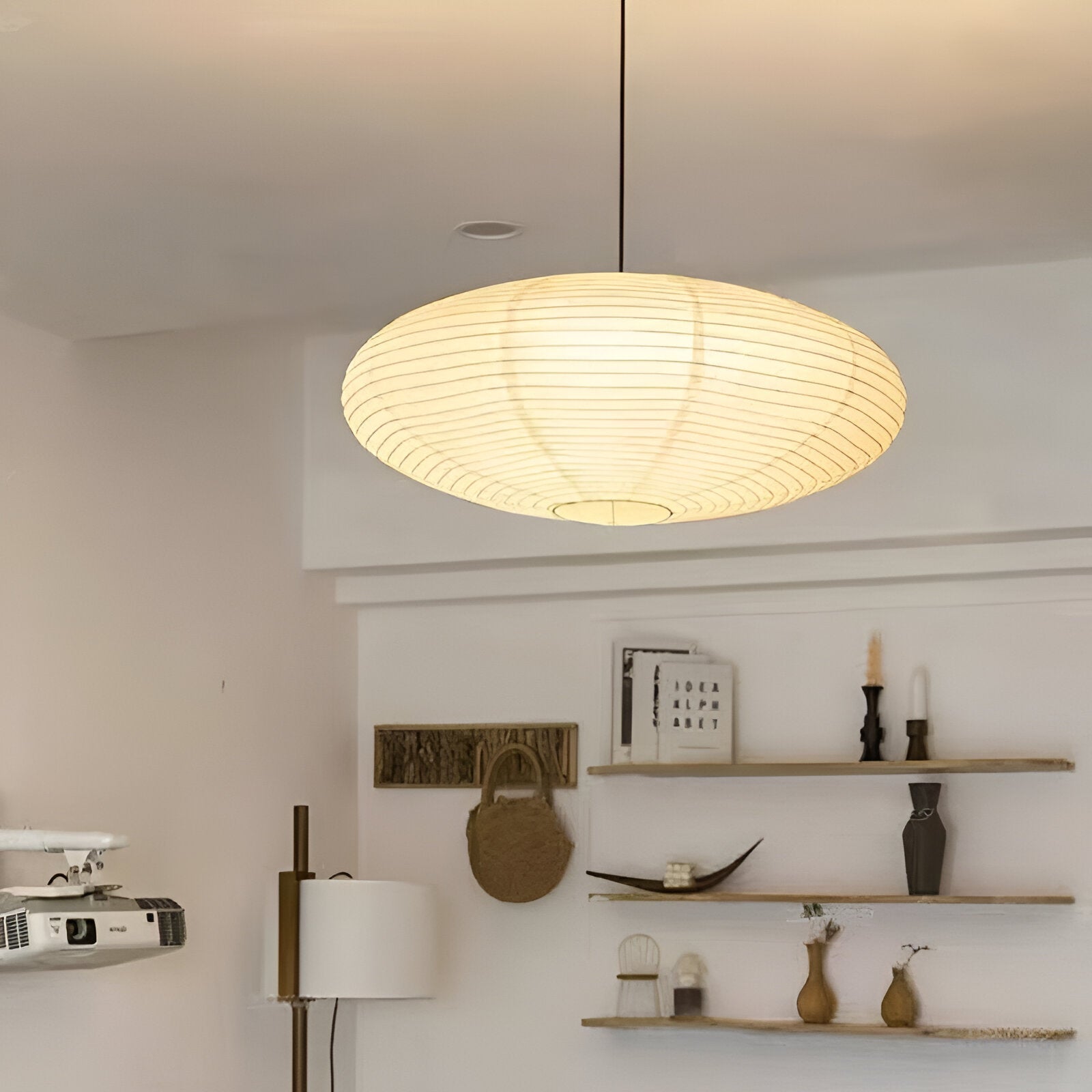 Pendant Light Mulberry Paper Japandi Design | Serine