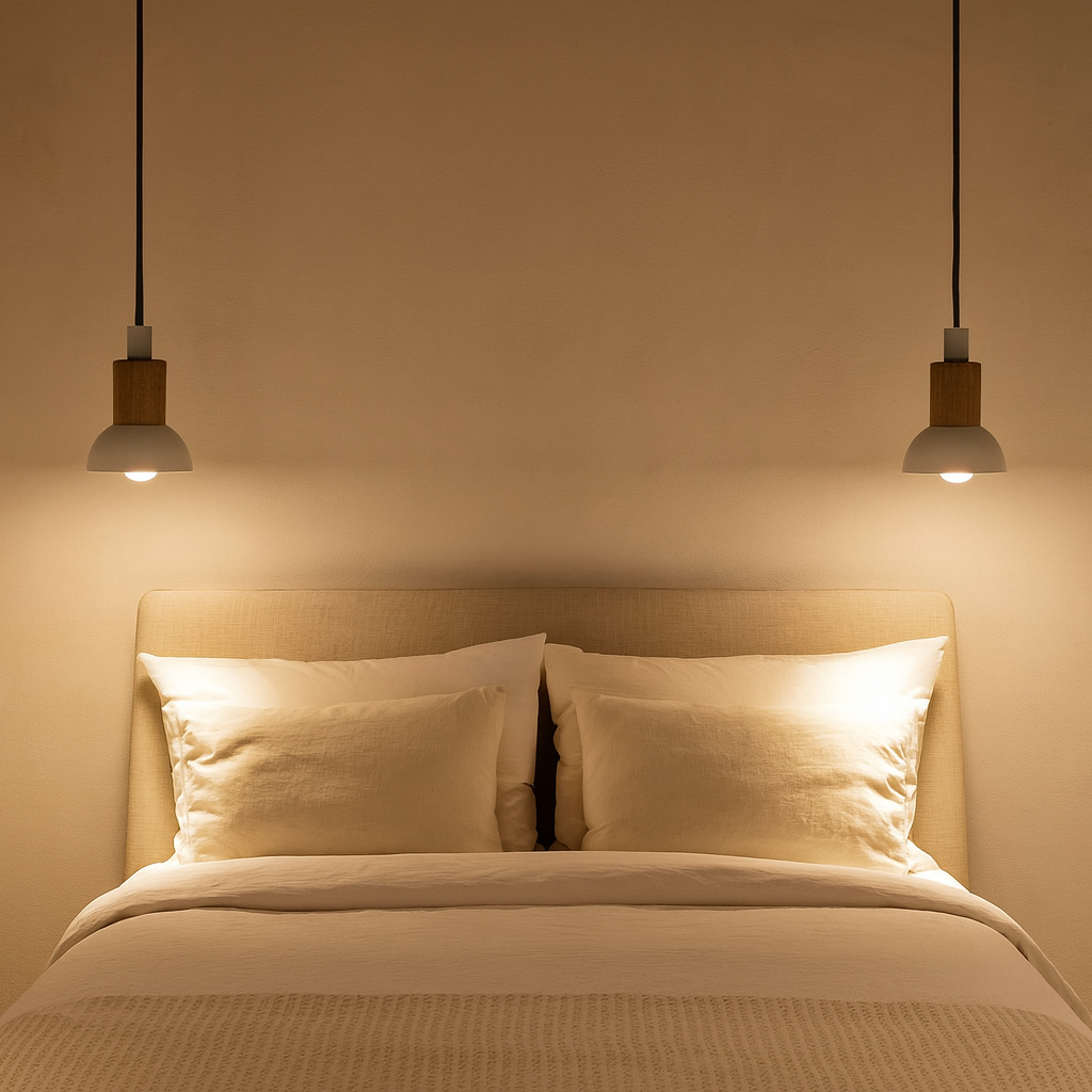Pendant Light Nordic Wood Metal Design | Binvora