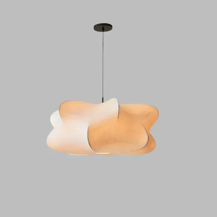 Pendant Light Silk Shade Modern Minimalist Design | Navora
