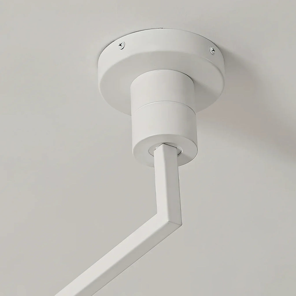 Pendant Light Swing Arm Wood Metal Industrial Design | Melorae