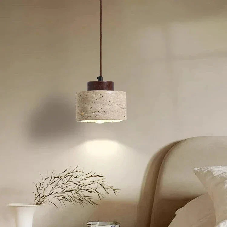 Pendant Light Travertine Nordic Minimalist Design | Velaro