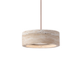 Pendant Light Travertine Stone Wabi Sabi Style | Verqis