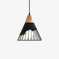 Pendant Light Wood Frame Scandinavian Style | Virelix