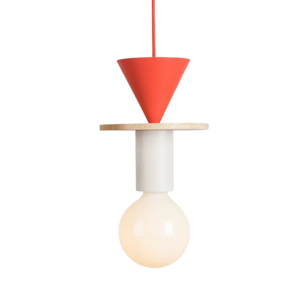 Pendant Light Wood LED Nordic Geometric Lighting | Zenviro