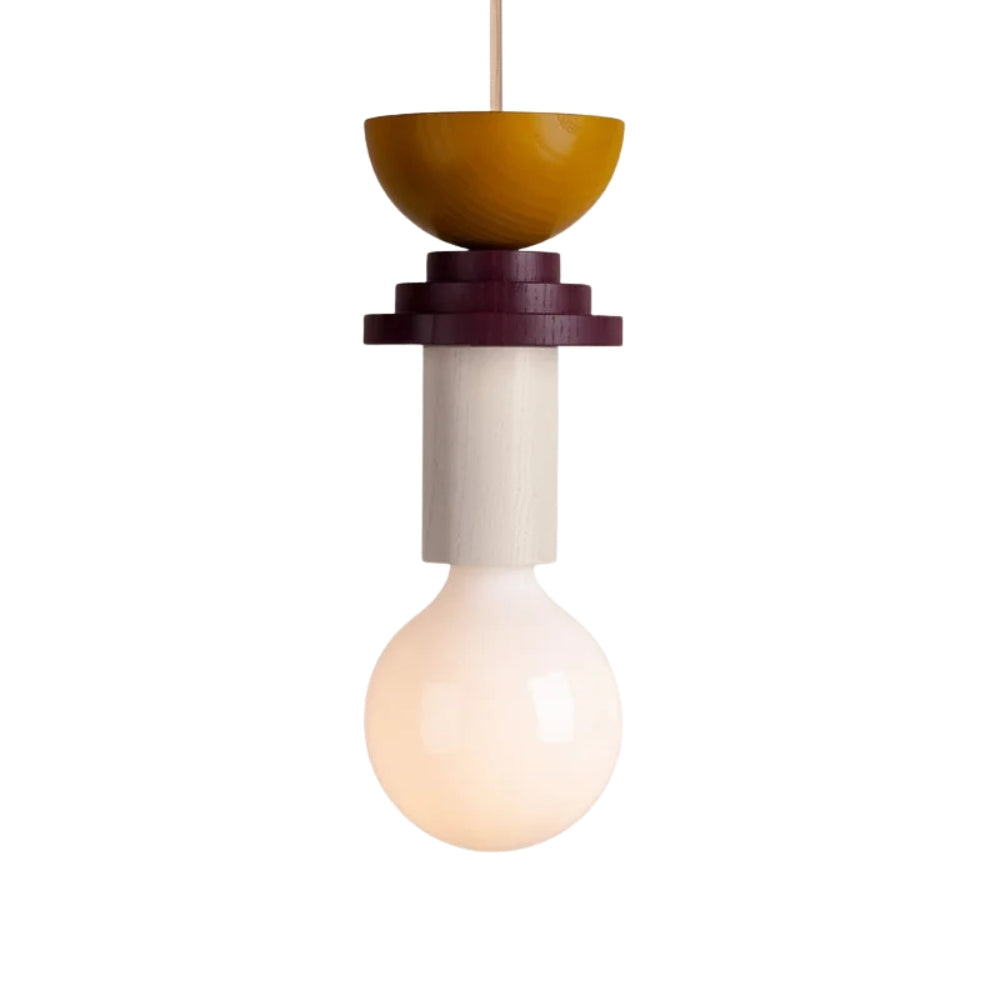 Pendant Light Wood LED Nordic Geometric Lighting | Zenviro