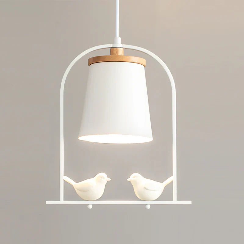 Pendant Light with Bird Accents Scandinavian Style | Arlina