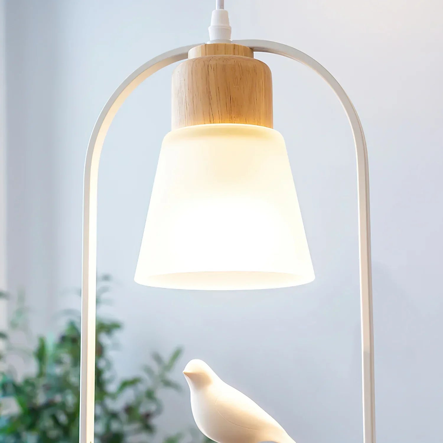 Pendant Light with Bird Accents Scandinavian Style | Arlina
