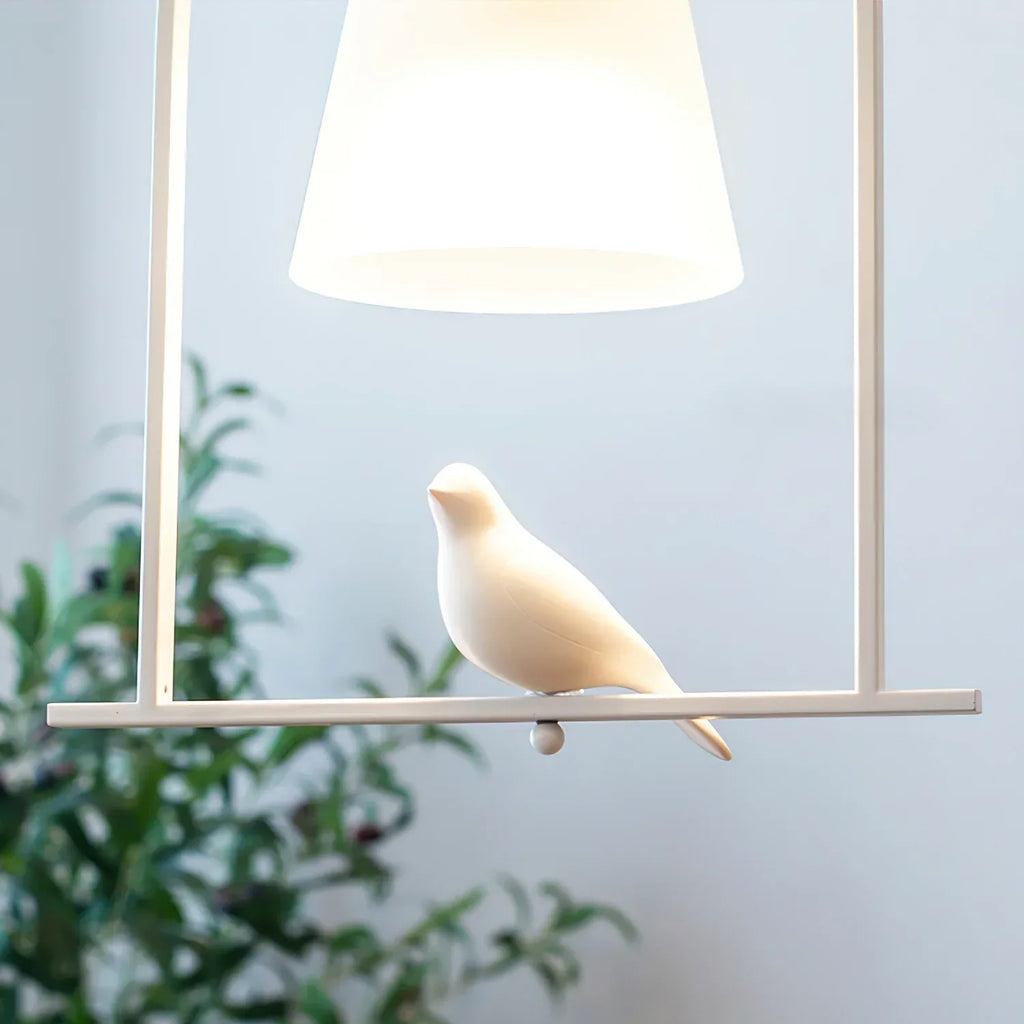 Pendant Light with Bird Accents Scandinavian Style | Arlina