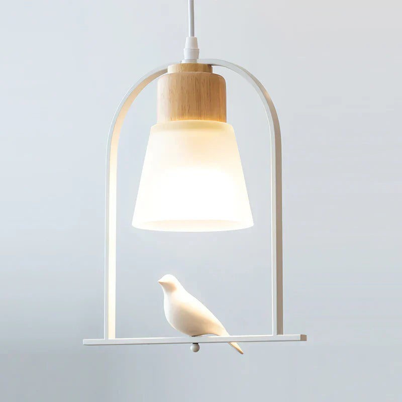 Pendant Light with Bird Accents Scandinavian Style | Arlina