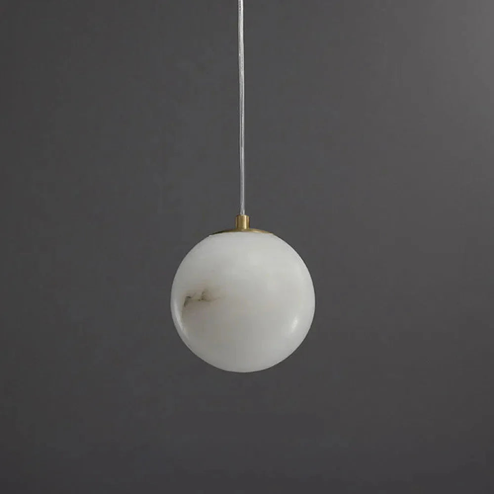Pendant Marble Shade Scandinavian Style Light | Lunera