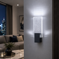 Pleated Crystal LED Wall Sconce Light | Prismor
