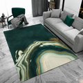 Polyester Abstract Marble Modern Bedroom Area Rug | Calveno