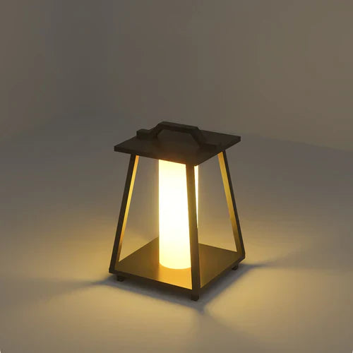 Portable LED Outdoor Lantern Warm Light Stainless Steel | Jornix