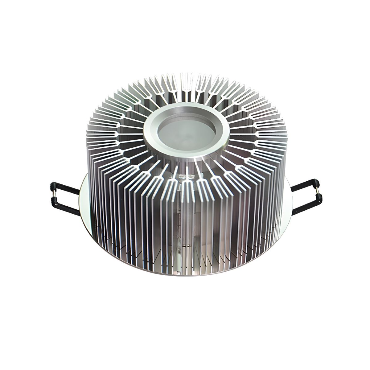 RGB LED Chrome Flush Mount Ceiling Light | Chromexa
