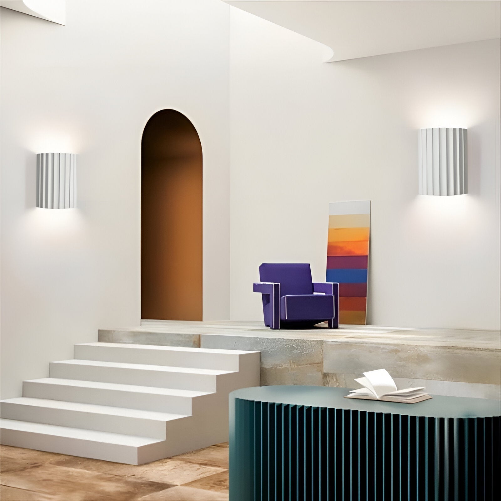 Resin Body Wall Light in Nordic Minimalist Style | Lumoris