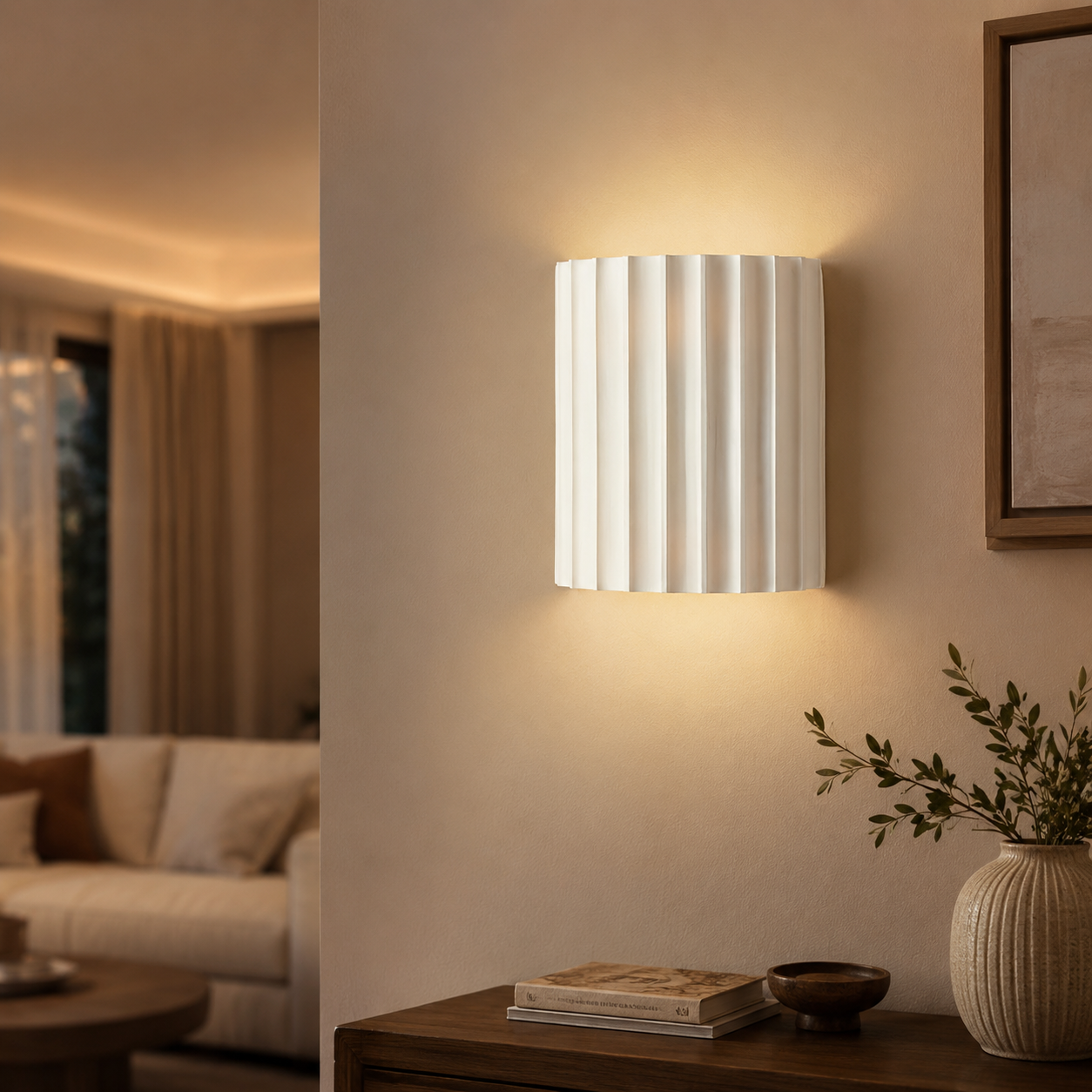 Resin Body Wall Light in Nordic Minimalist Style | Lumoris