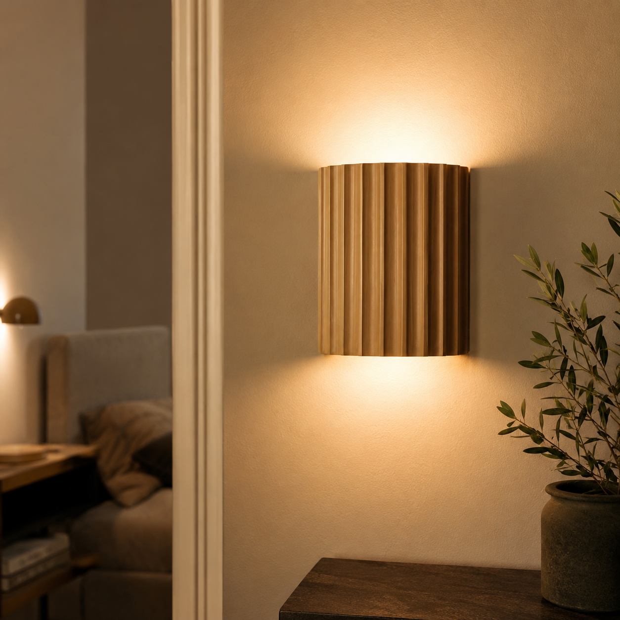 Resin Body Wall Light in Nordic Minimalist Style | Lumoris