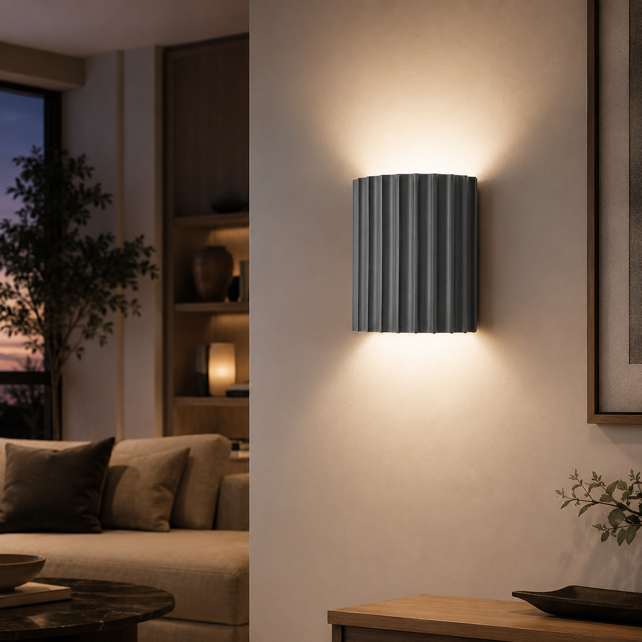 Resin Body Wall Light in Nordic Minimalist Style | Lumoris