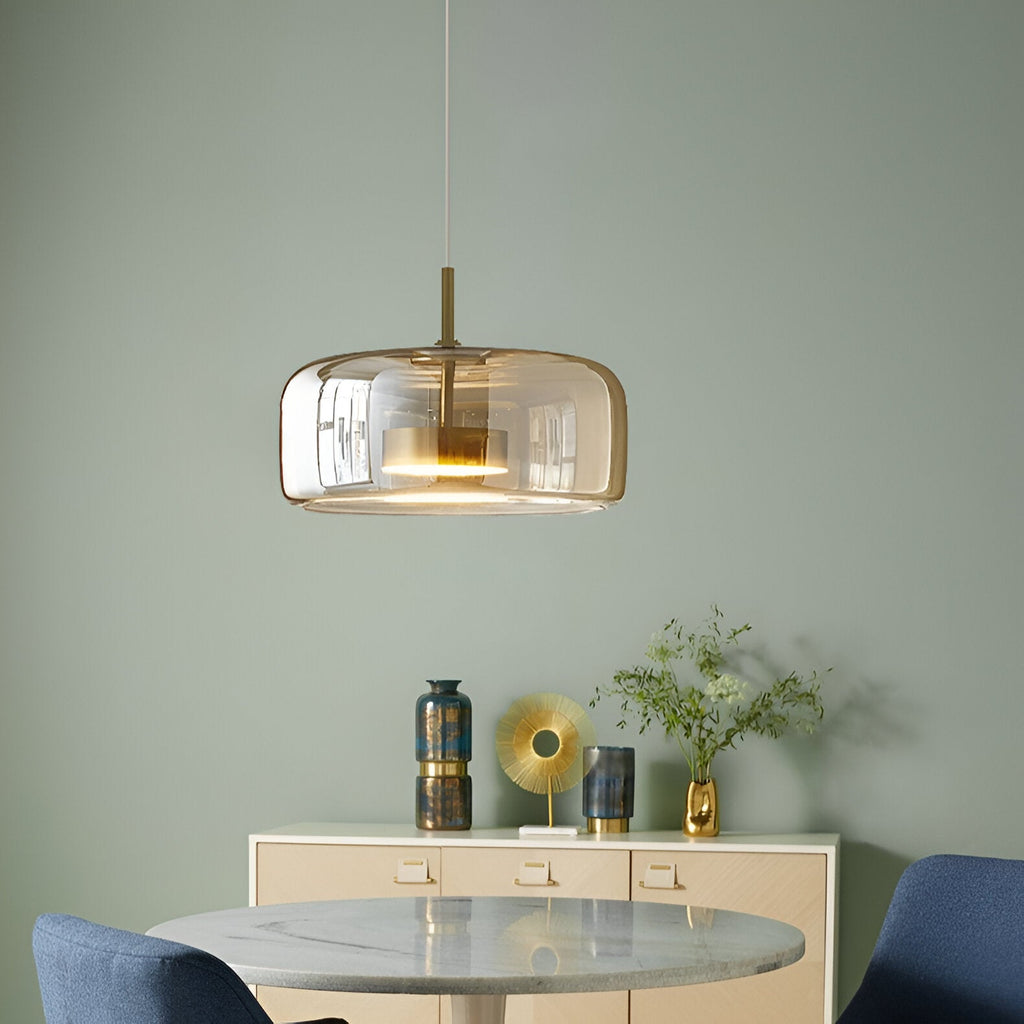 Retro Glass LED Pendant Light Modern Style | Orvixy