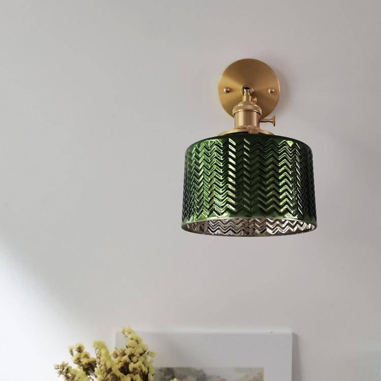Retro Glass Shade Wall Light for Modern Interiors | Lumarel