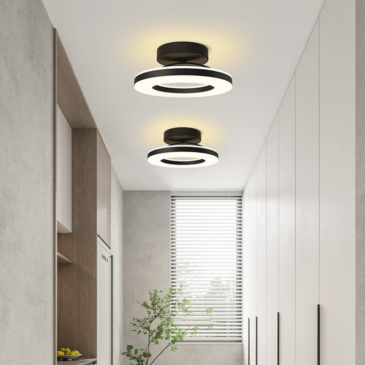 Round Acrylic Ceiling Light for Hallways Modern | Velirox