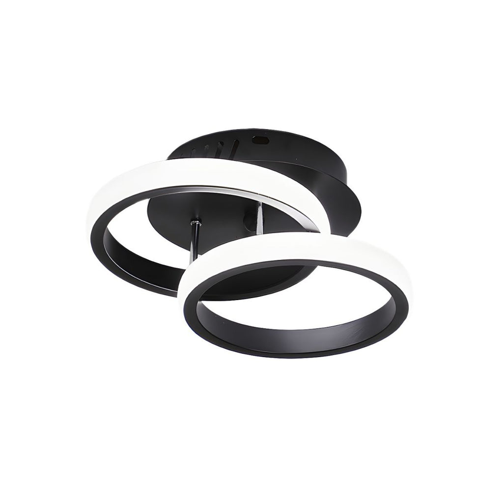 Round LED Ceiling Light Modern Metal Finish | Orienne
