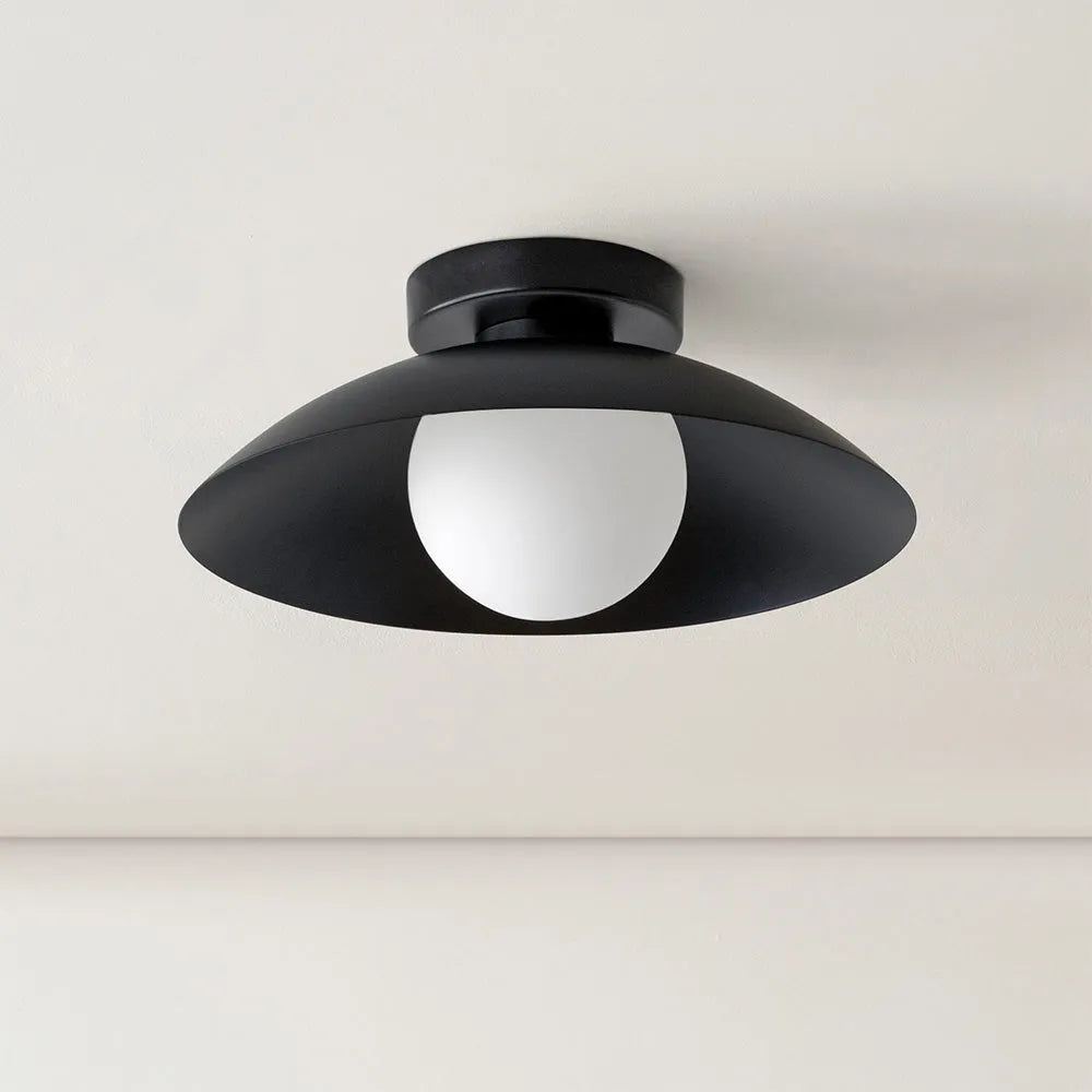 Round Metal Ceiling Light for Minimalist Spaces | Luvetra