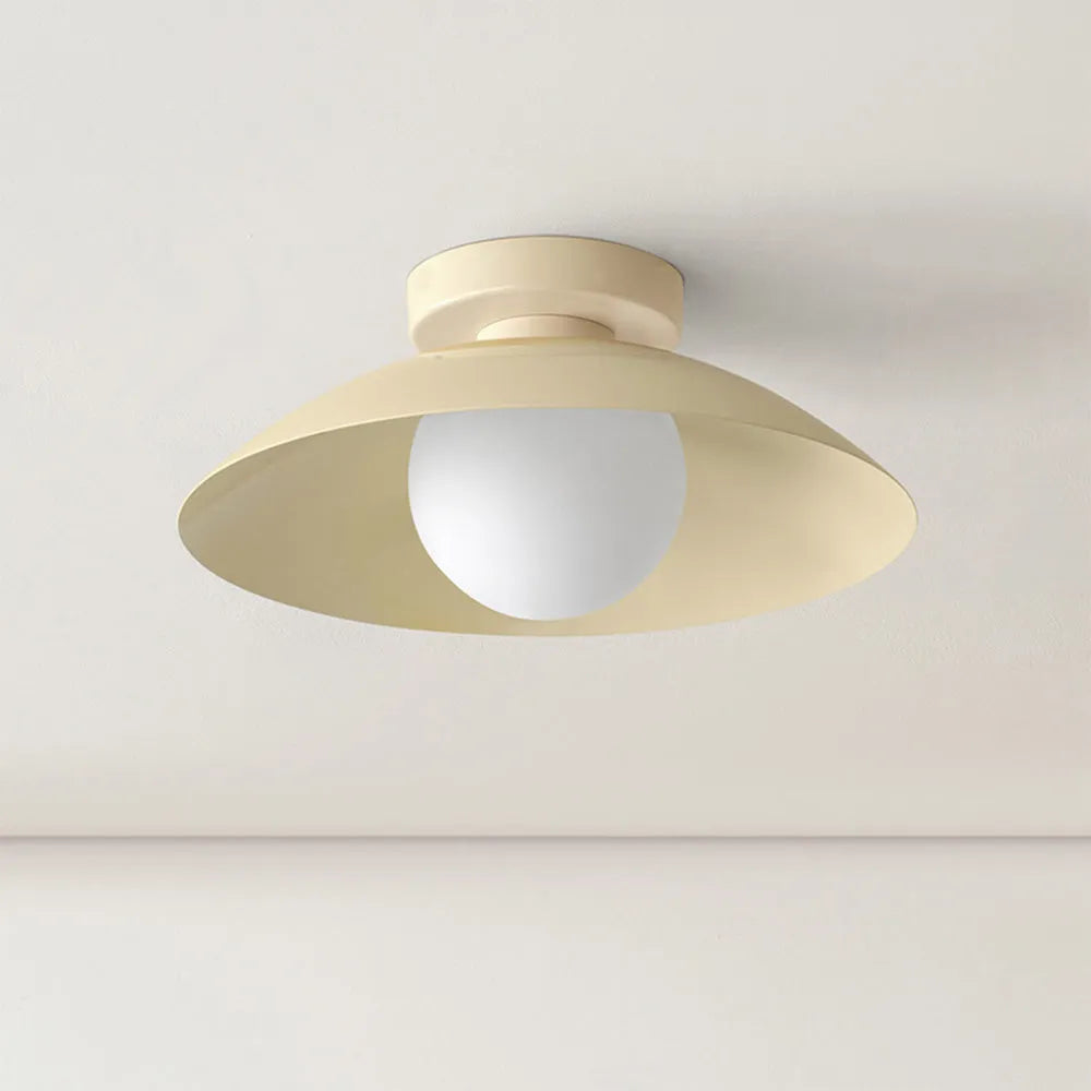 Round Metal Ceiling Light for Minimalist Spaces | Luvetra