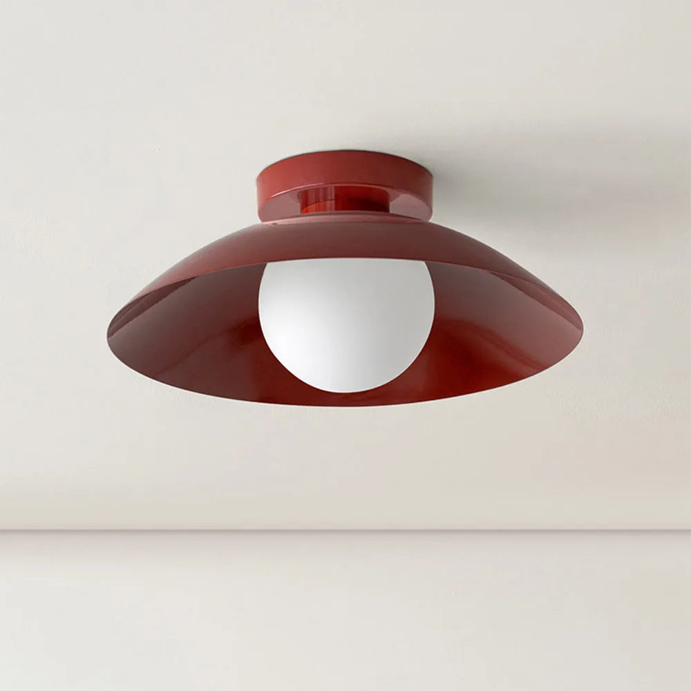 Round Metal Ceiling Light for Minimalist Spaces | Luvetra