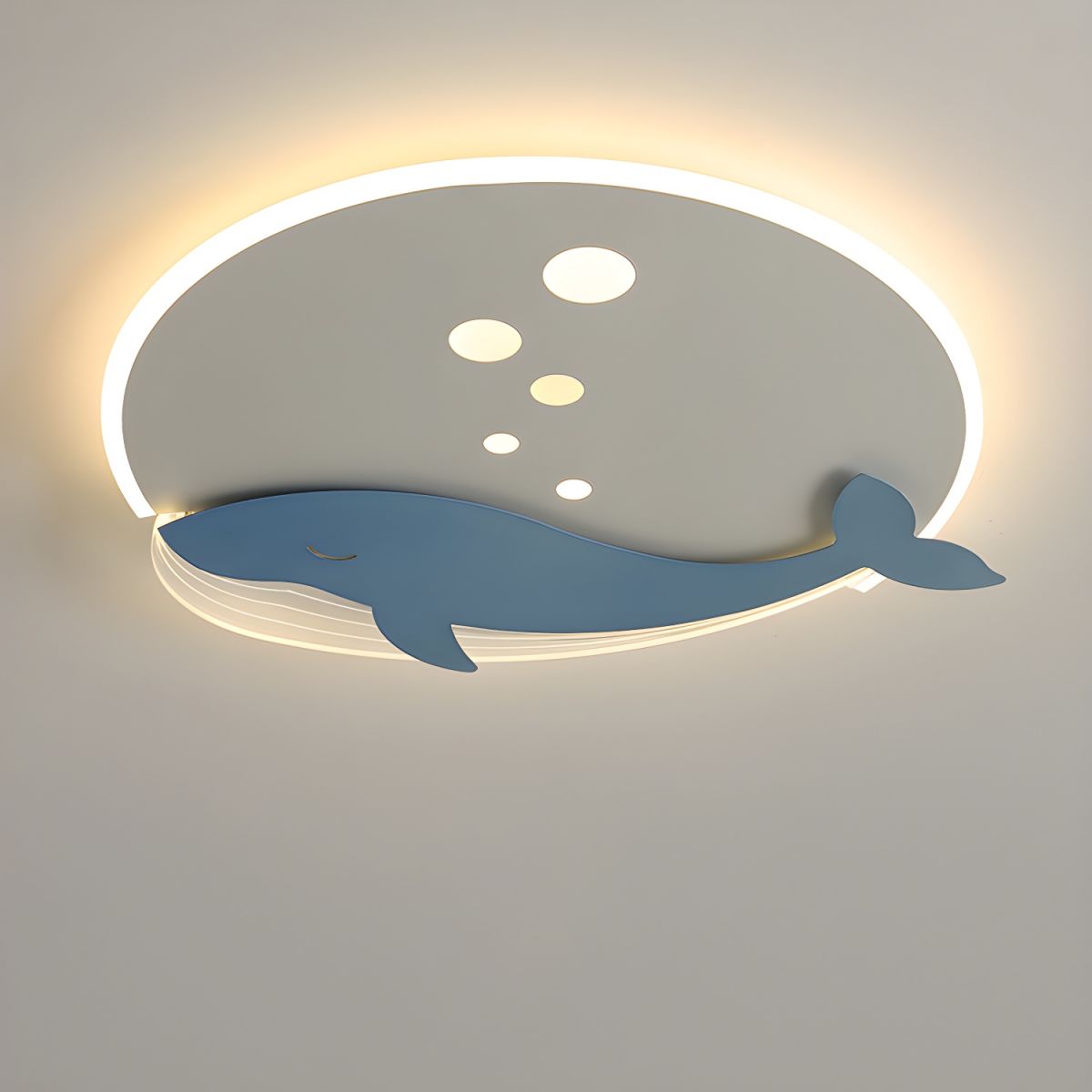 Round Metal Scandinavian Kids Ceiling Light | Tarvone
