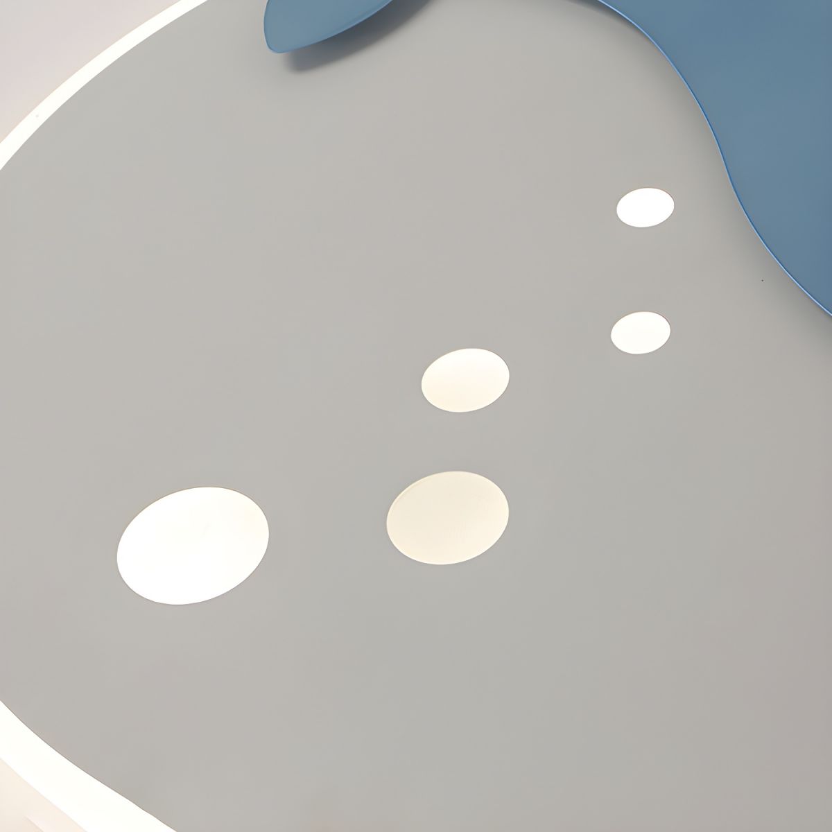 Round Metal Scandinavian Kids Ceiling Light | Tarvone