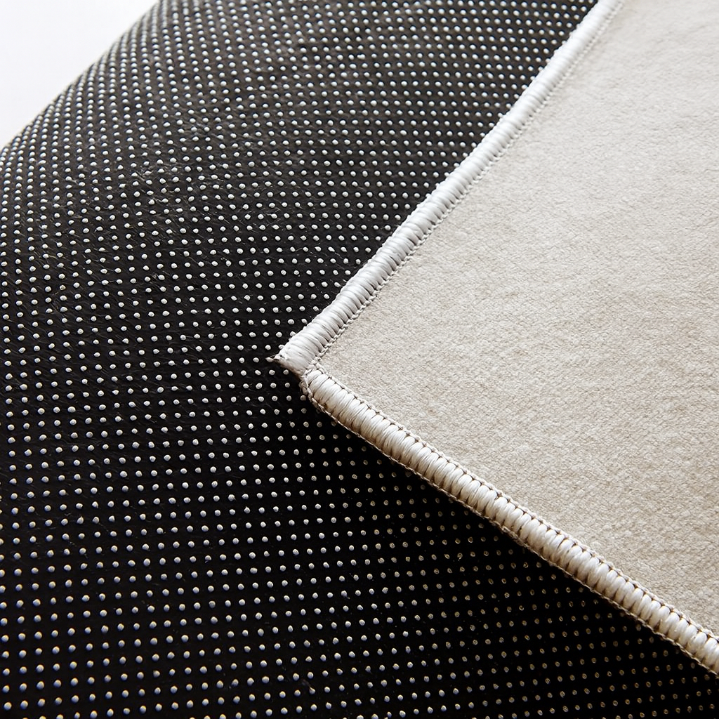 Scandinavian Colour Block Polyester Area Rug Non Slip | Navelis