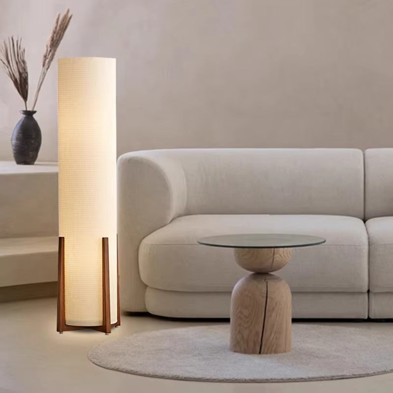Scandinavian Floor Lamp Fabric Shade Interior Style | Ulvino