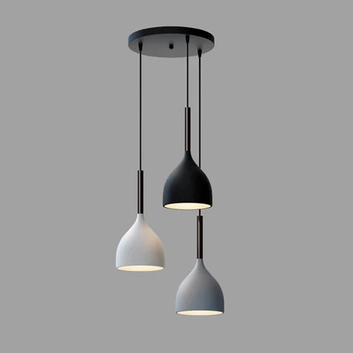 Scandinavian Resin Shade Pendant Light Fixture | Velires