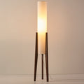 Scandinavian Walnut Wood Floor Lamp Modern Style | Corvexo