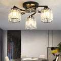 Semi Flush Crystal Ceiling Light for Home Lighting | Nordir