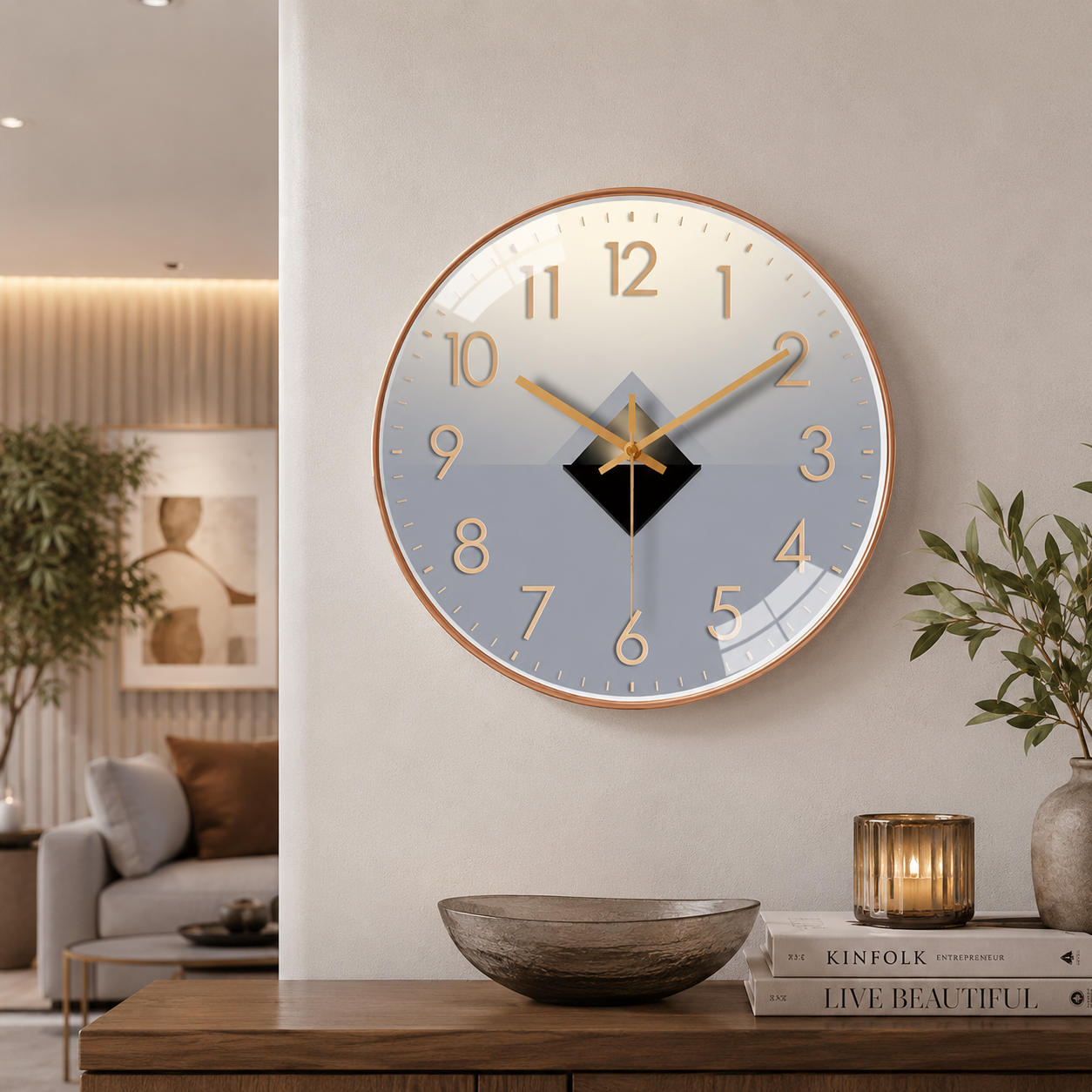 Silent Modern Digital Wall Clock for Any Room | Chronel
