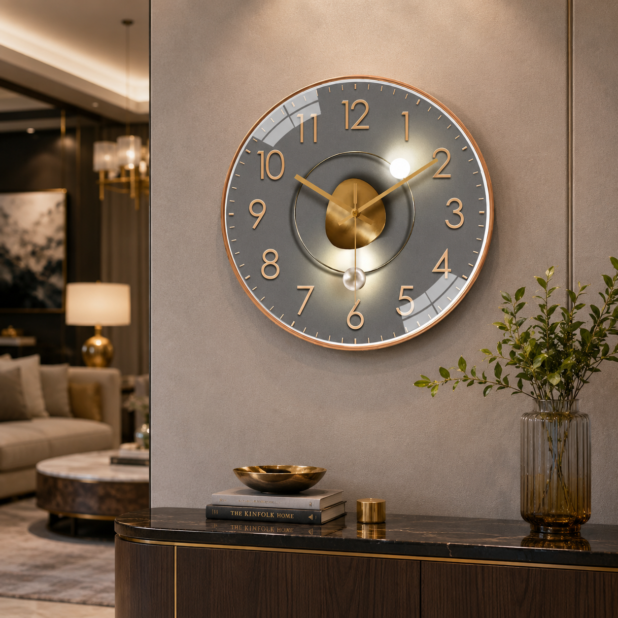 Silent Modern Digital Wall Clock for Any Room | Chronel