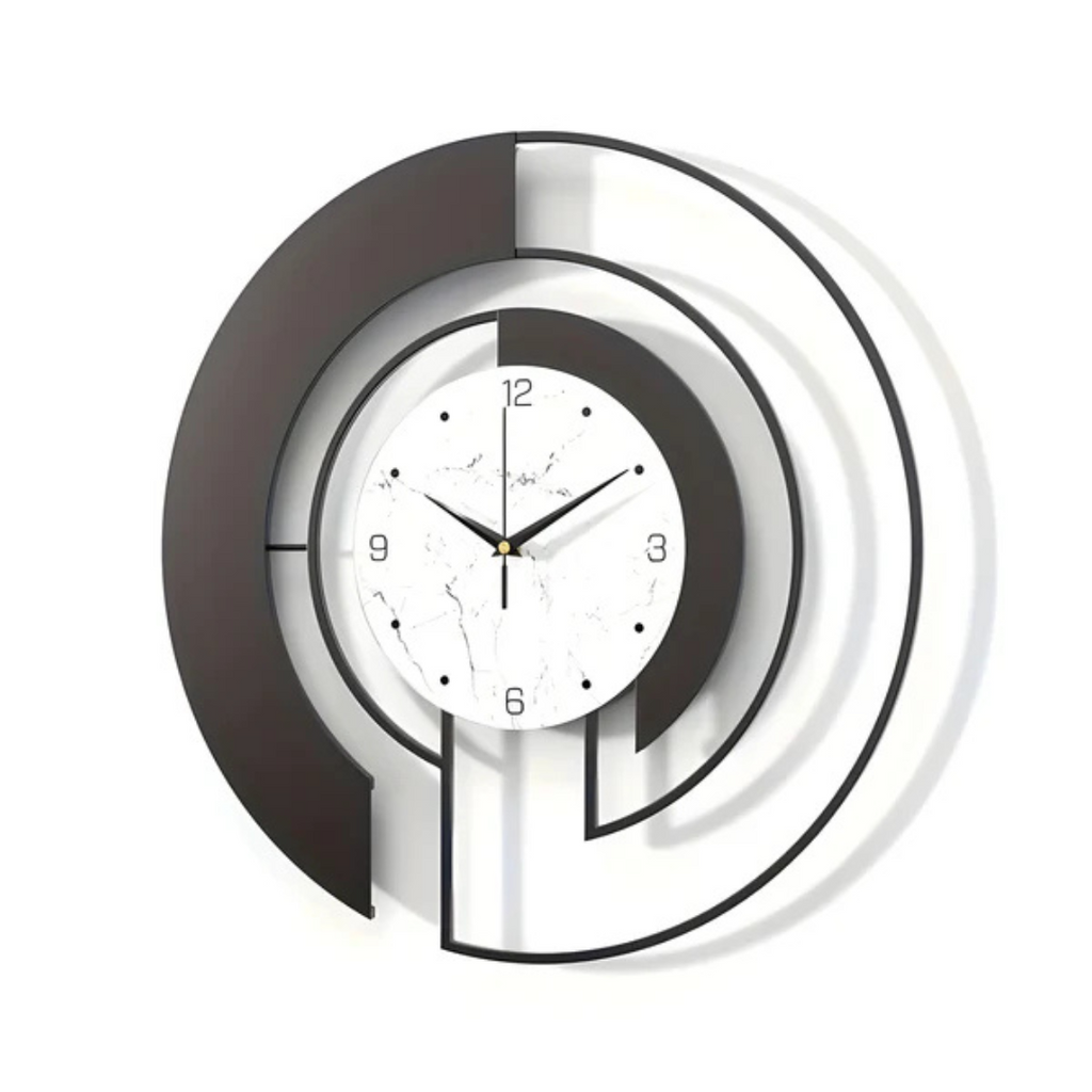Silent Quartz Minimalist Nordic Metal Wall Clock | Velmont