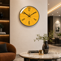 Silent Scandinavian Minimalist Wall Clock with ABS Frame | Chrona