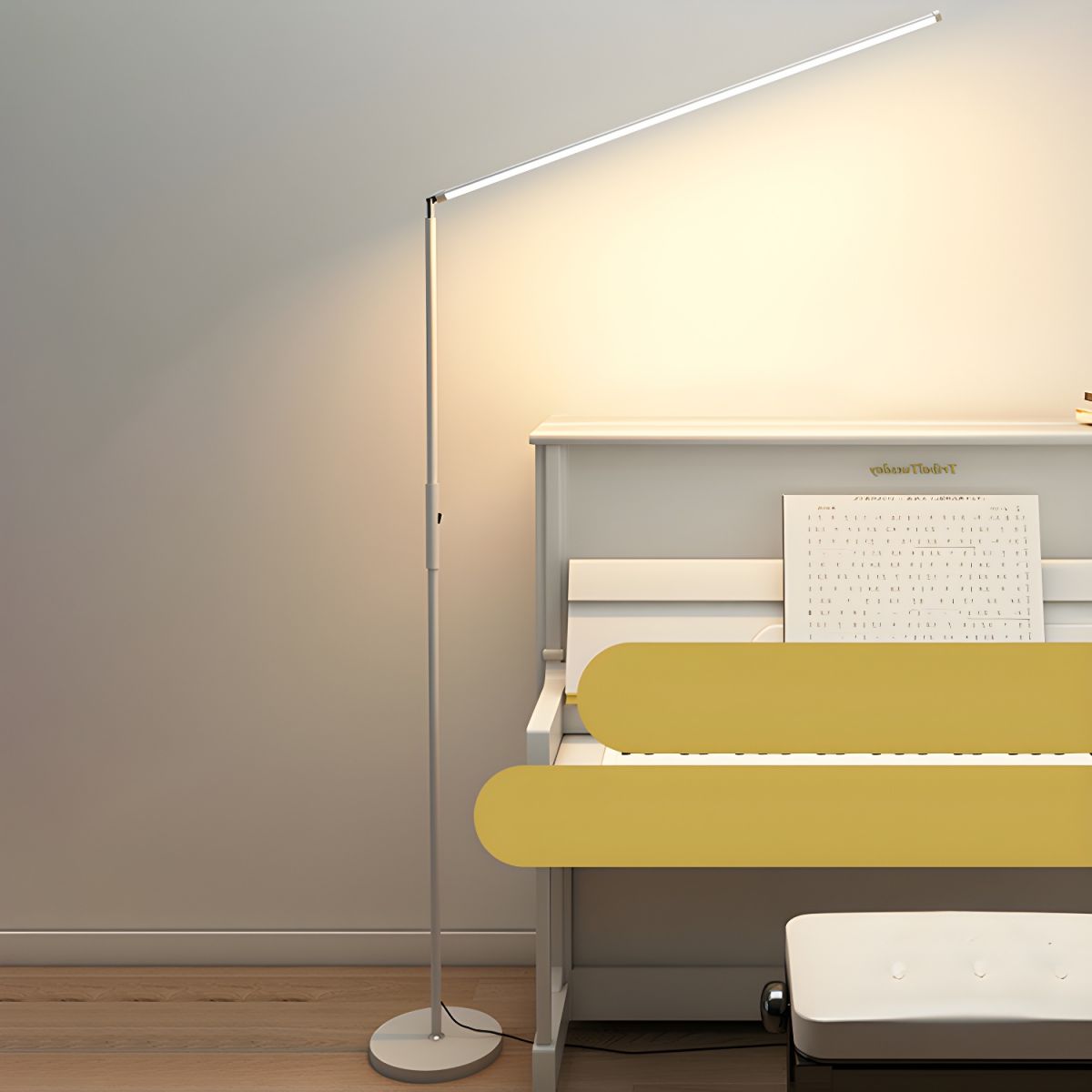 Sleek Metal Linear Floor Lamp for Modern Spaces | Brinova