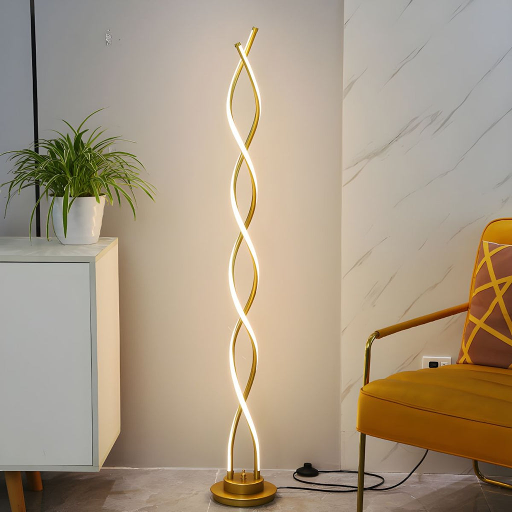 Sleek Metal Linear Floor Lamp for Modern Spaces | Felrixo